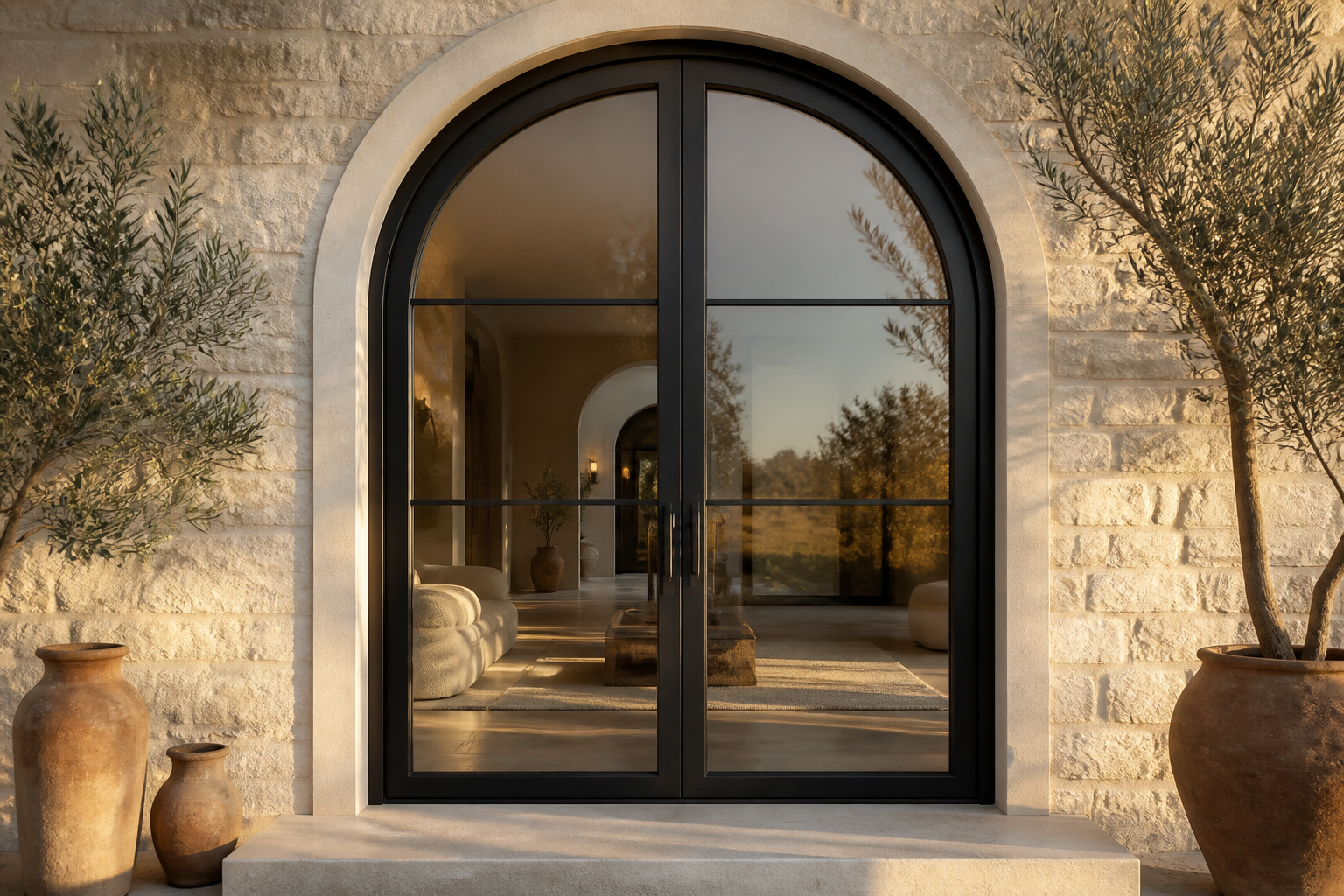 VLX 100 Arched / Custom Door in Miami Gardens, FL | Sightline Windows & Doors Miami Gardens - detail 3