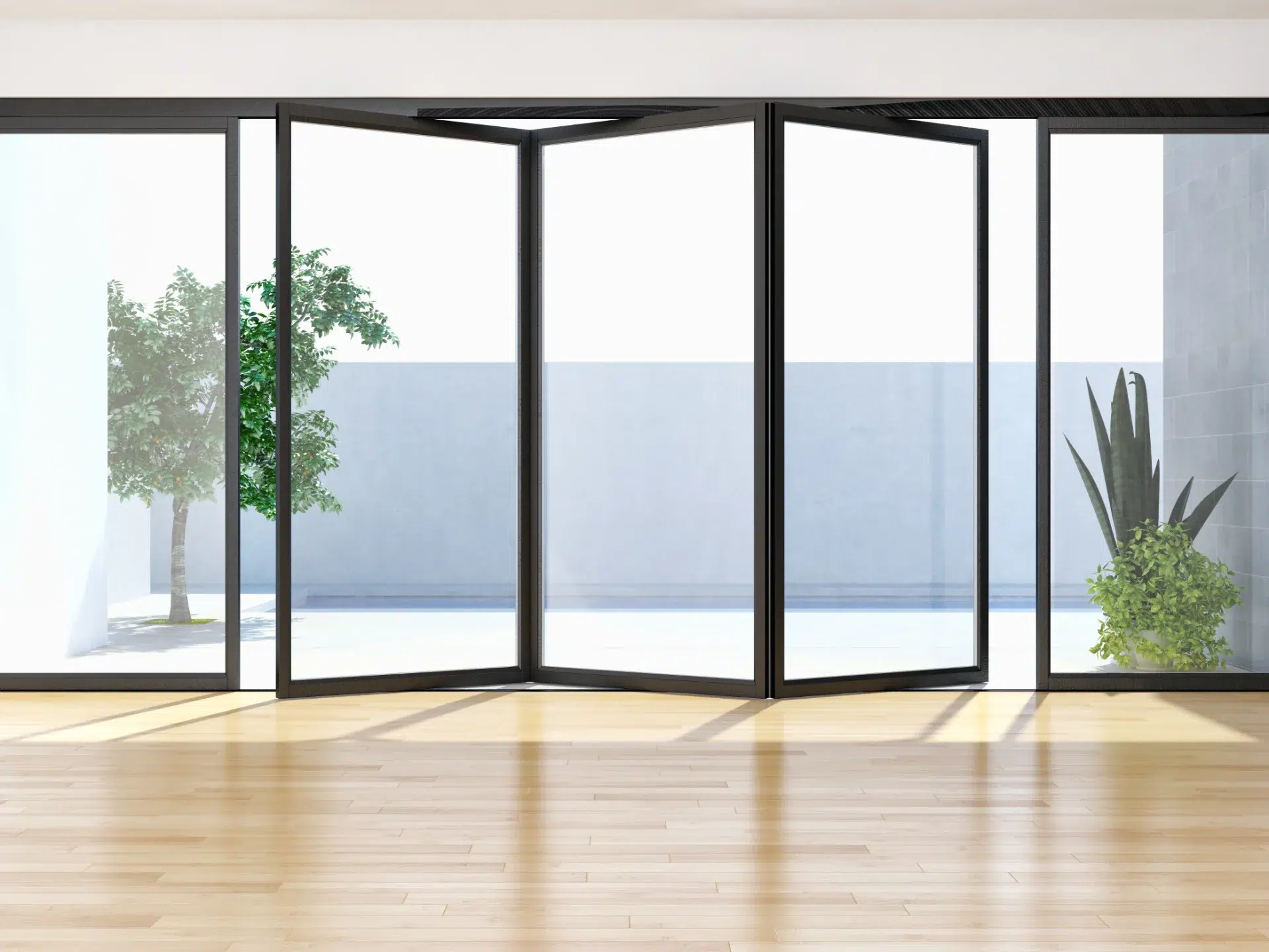 VLX 100 Bifold / Folding Door in Miami Gardens, FL | Sightline Windows & Doors Miami Gardens - detail 1