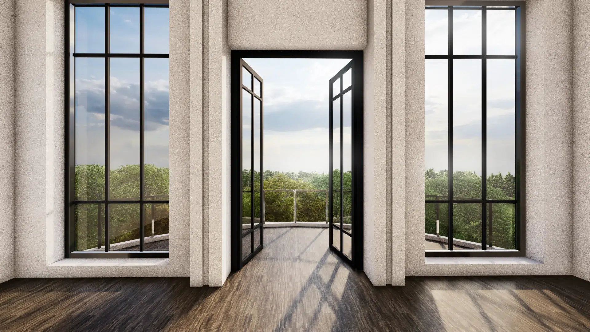 VLX 100 Double Swing / French Door in Miami Gardens, FL | Sightline Windows & Doors Miami Gardens - detail 1