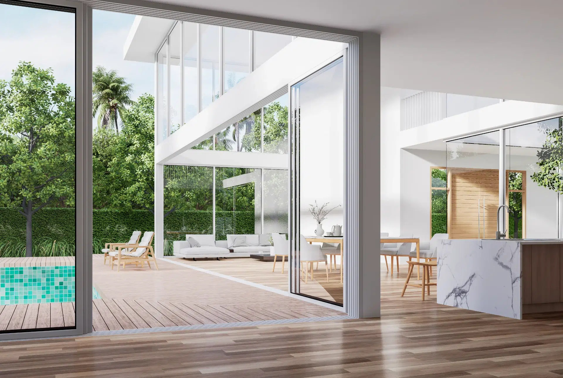 VLX 138 Panoramic Sliding Door in Miami Gardens, FL | Sightline Windows & Doors Miami Gardens - detail 1