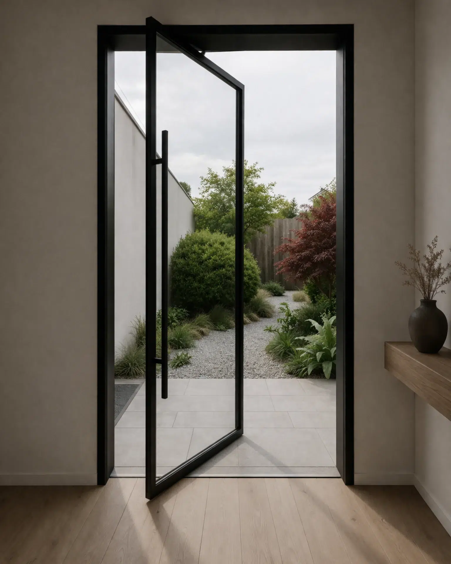 VLX 100 Pivot Door in Miami Gardens, FL | Sightline Windows & Doors Miami Gardens - detail 1